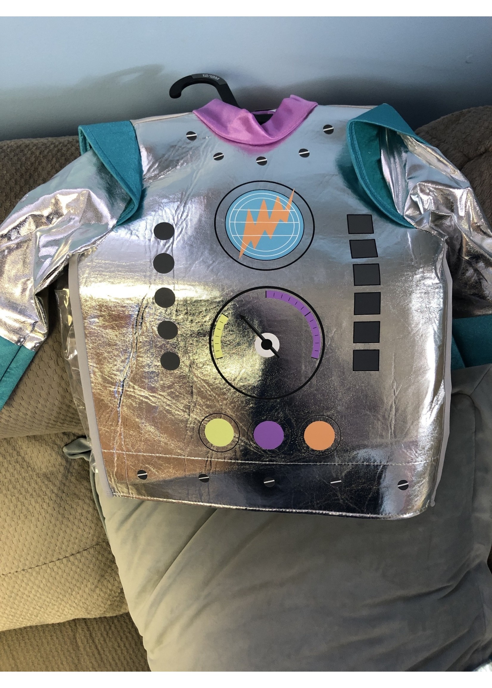 Baby Robot Halloween Costume Jumpsuit 12-18M - Hyde & EEK! Boutique™