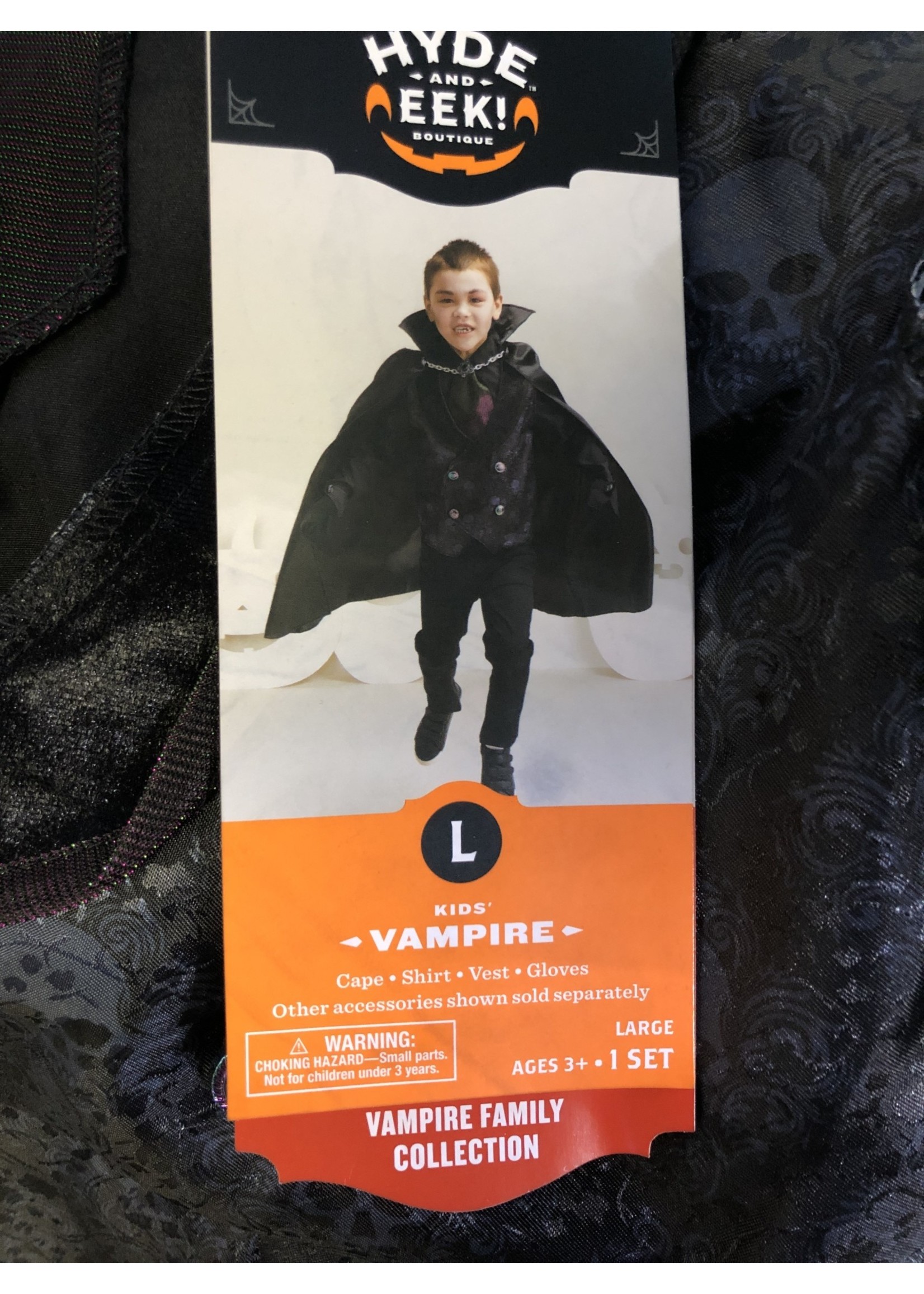 Kids' Vampire Halloween Costume Shirt and Vest (with 2 Accessories) L - Hyde & EEK! Boutique™
