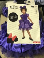 Toddler Disney Minnie Mouse Purple Halloween Costume Dress 2T