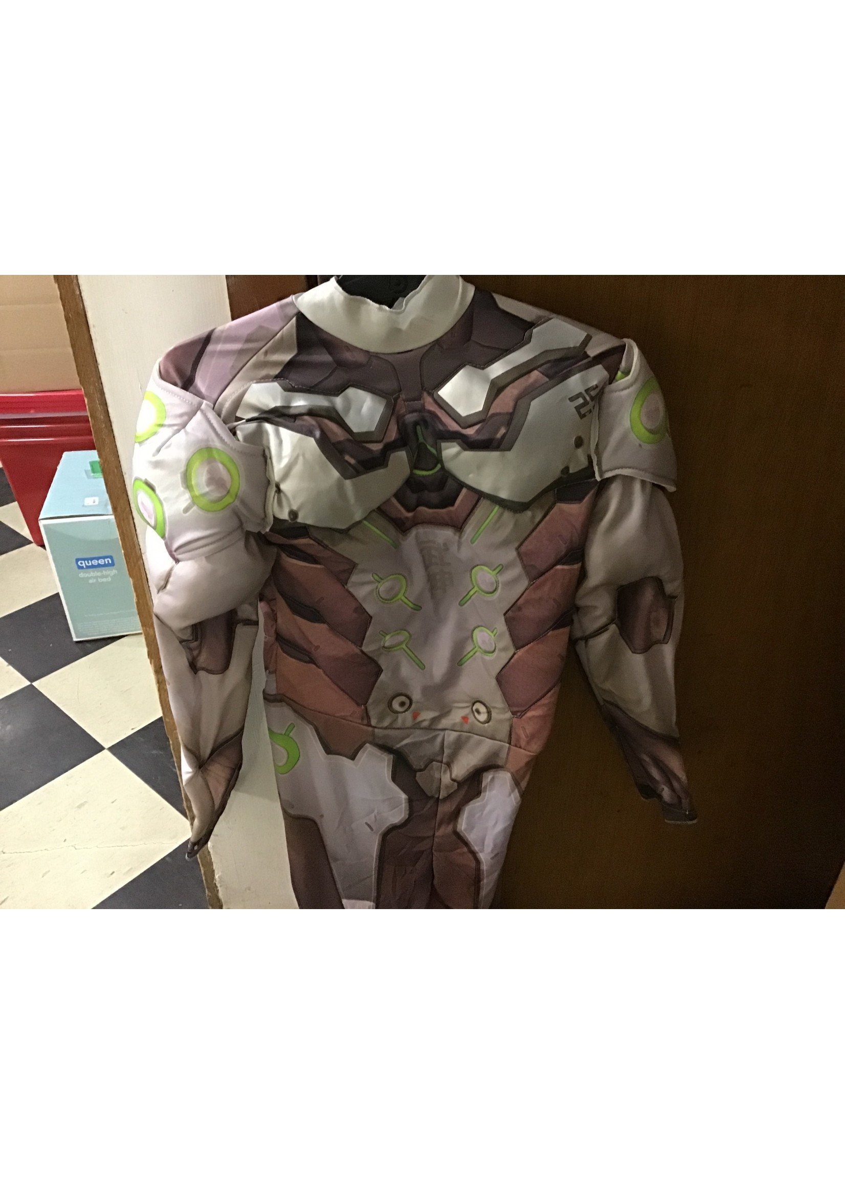 Kids' Overwatch Genji Halloween Costume Muscle Jumpsuit L (10-12)