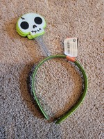 Green Skull Halloween Headband