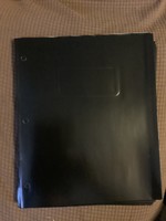 2 Pocket Paper Folder Black - Pallex