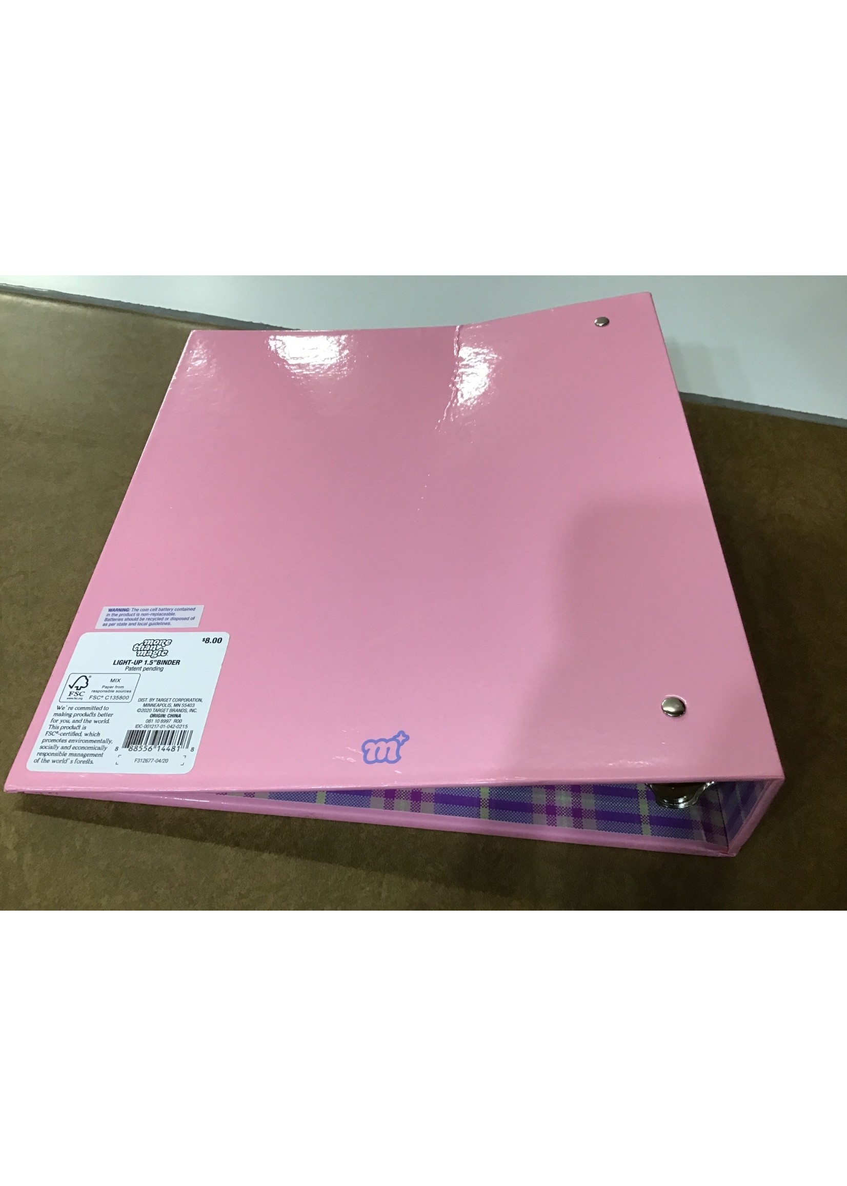 More Than Magic™ Pizza Light Up 2" Binder
