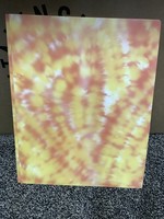 U-Brands 2 Pocket Folder with prongs Tie-Dye