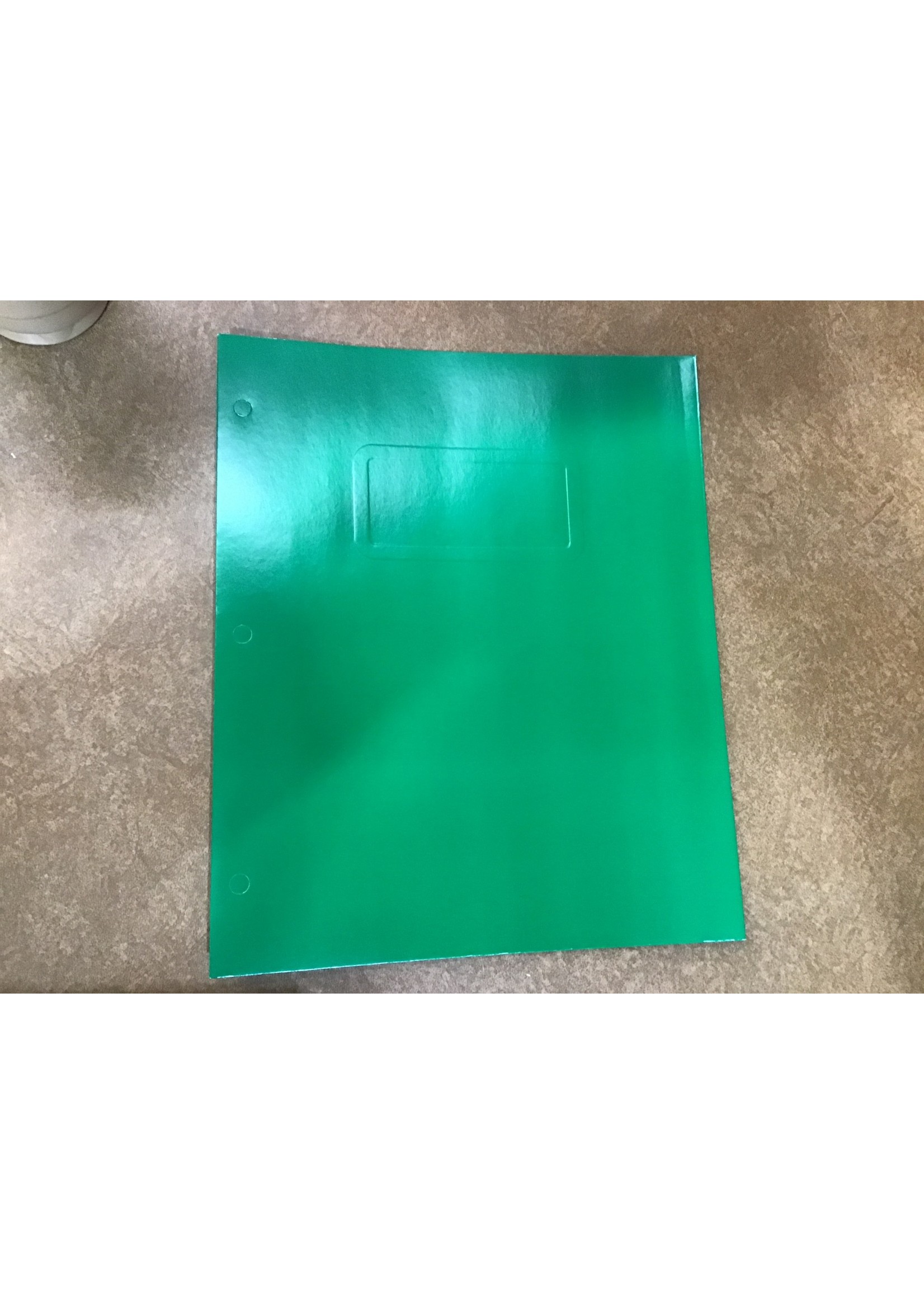 2 Pocket Paper Folder Green - Pallex