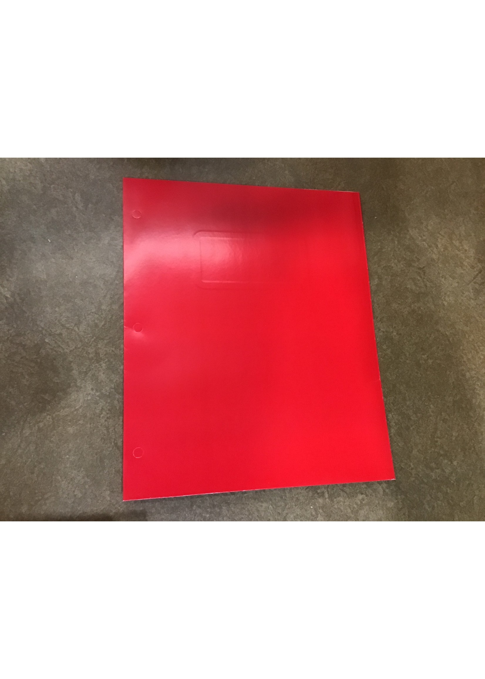 2 Pocket Paper Folder Red - Pallex