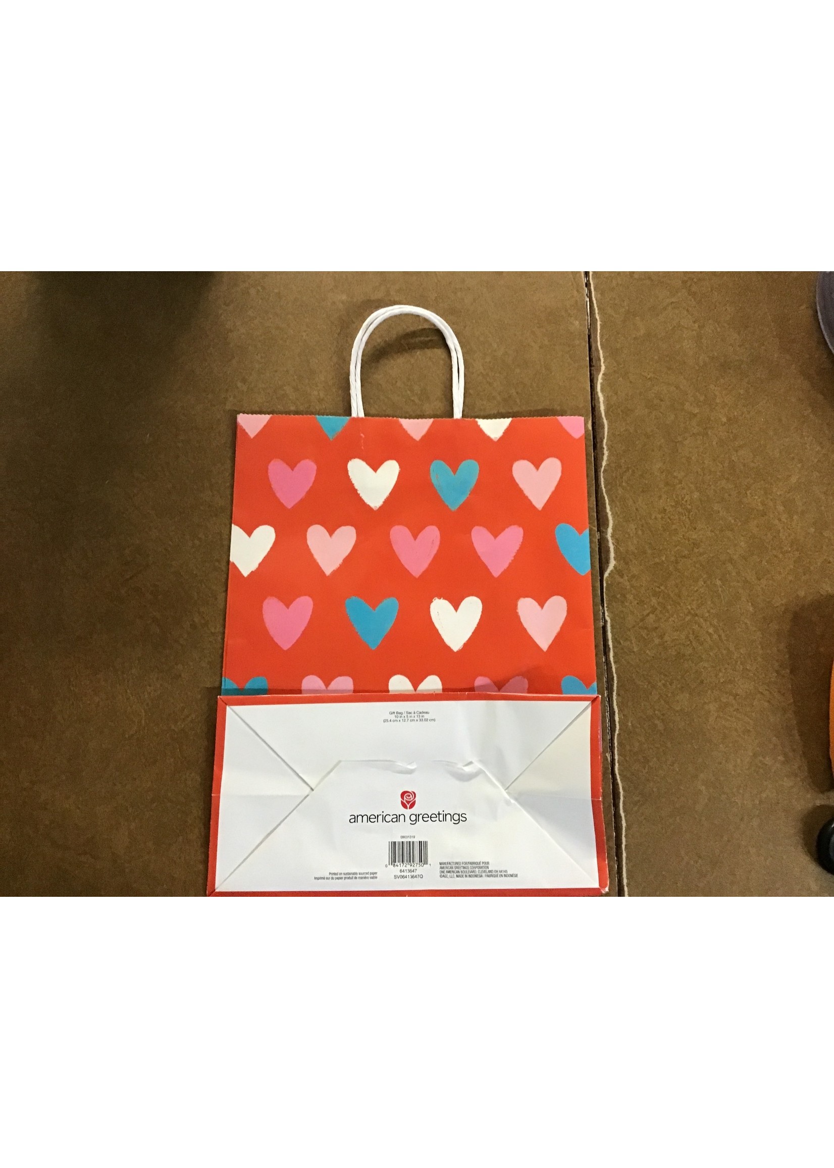 American Greetings Valentine’s SMallHeart gift bag