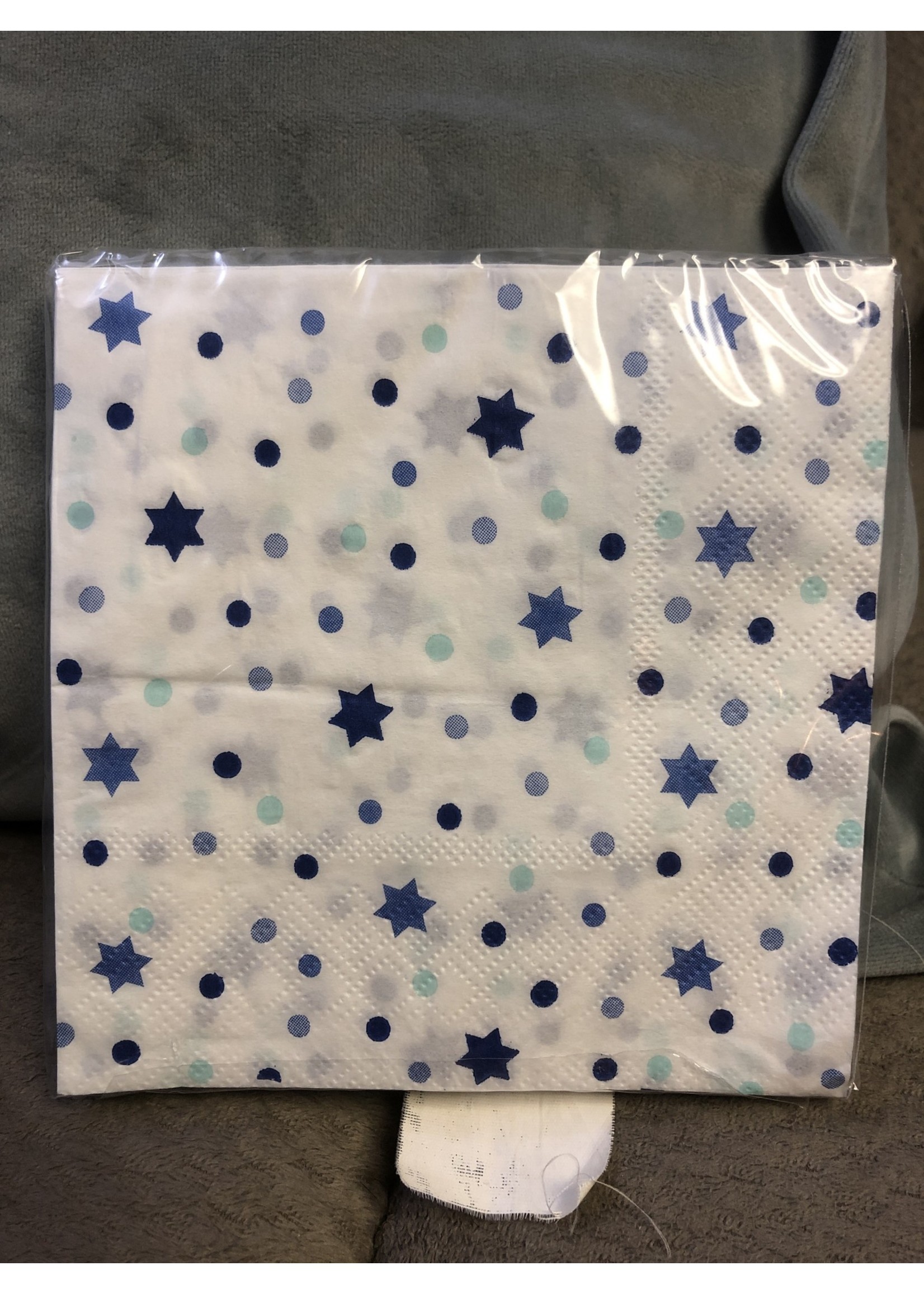 20ct Hanukkah Star Lunch Disposable Napkins - International Greetings
