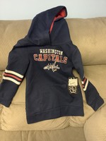 NHL SWEATSHIRT XS 4-5 Girl’s  Capitals LS
