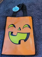 Pumpkin Treat Bag Glows In The Dark