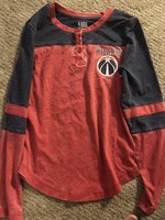LS Tee Shirts Washington Wizards Team Color M 7-8