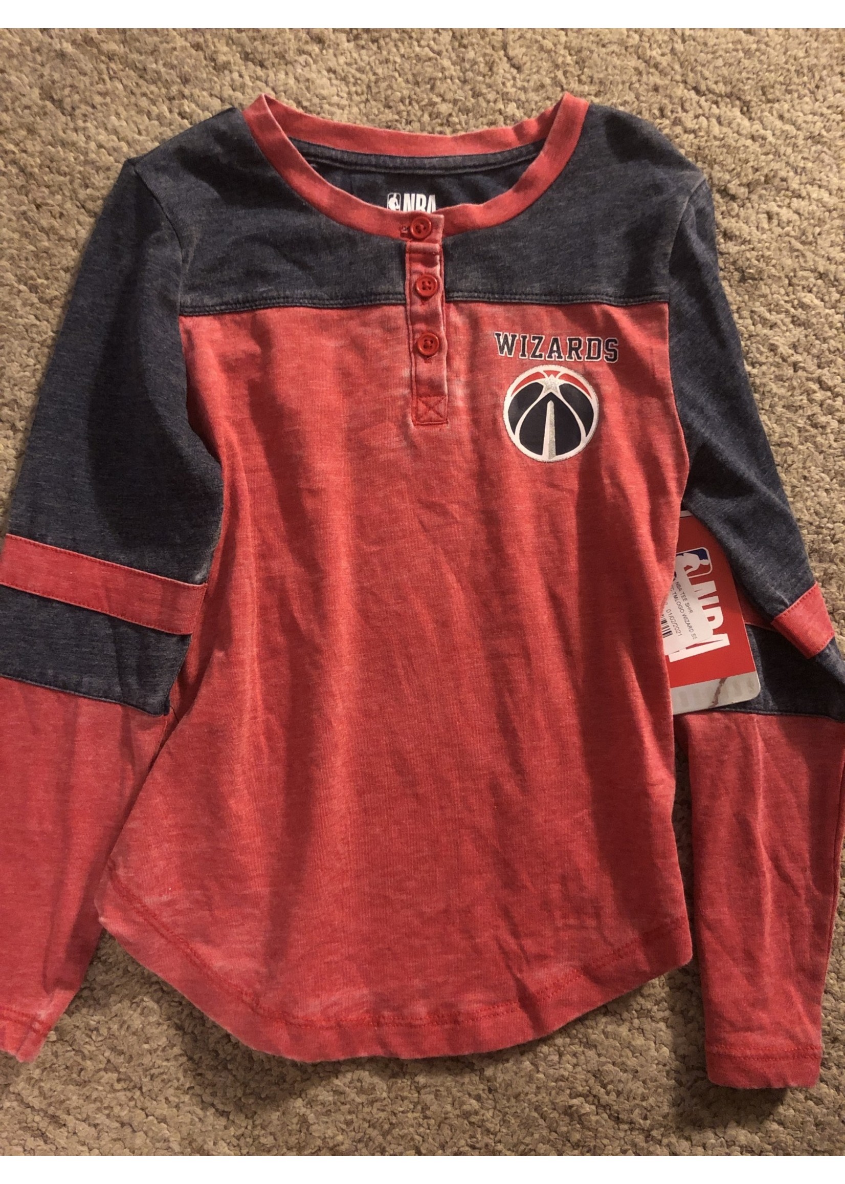 LS Tee Shirts Washington Wizards Team Color S 6