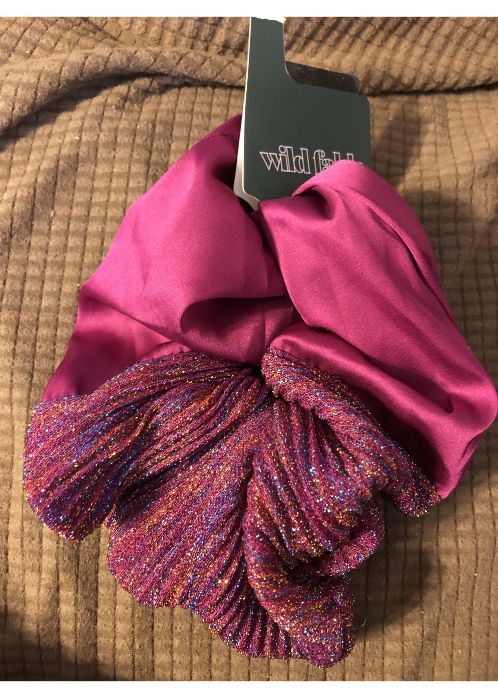 Hair Elastic Wild Fable pink glitter