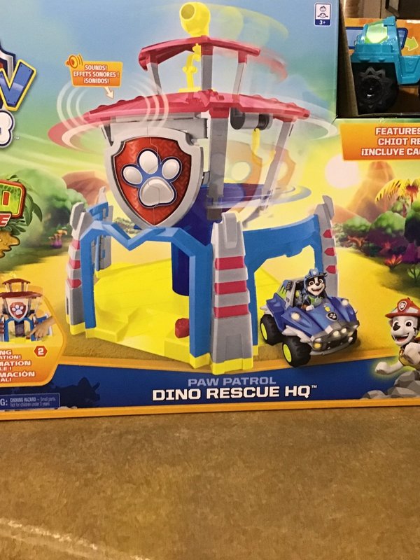 paw patrol dino rescue hq