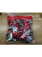 40ct Red/White/Silver Bow Bag - WondershopΓäó