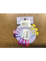 Scunci Galaxy Top Rainbow Color Snap- 8 ct