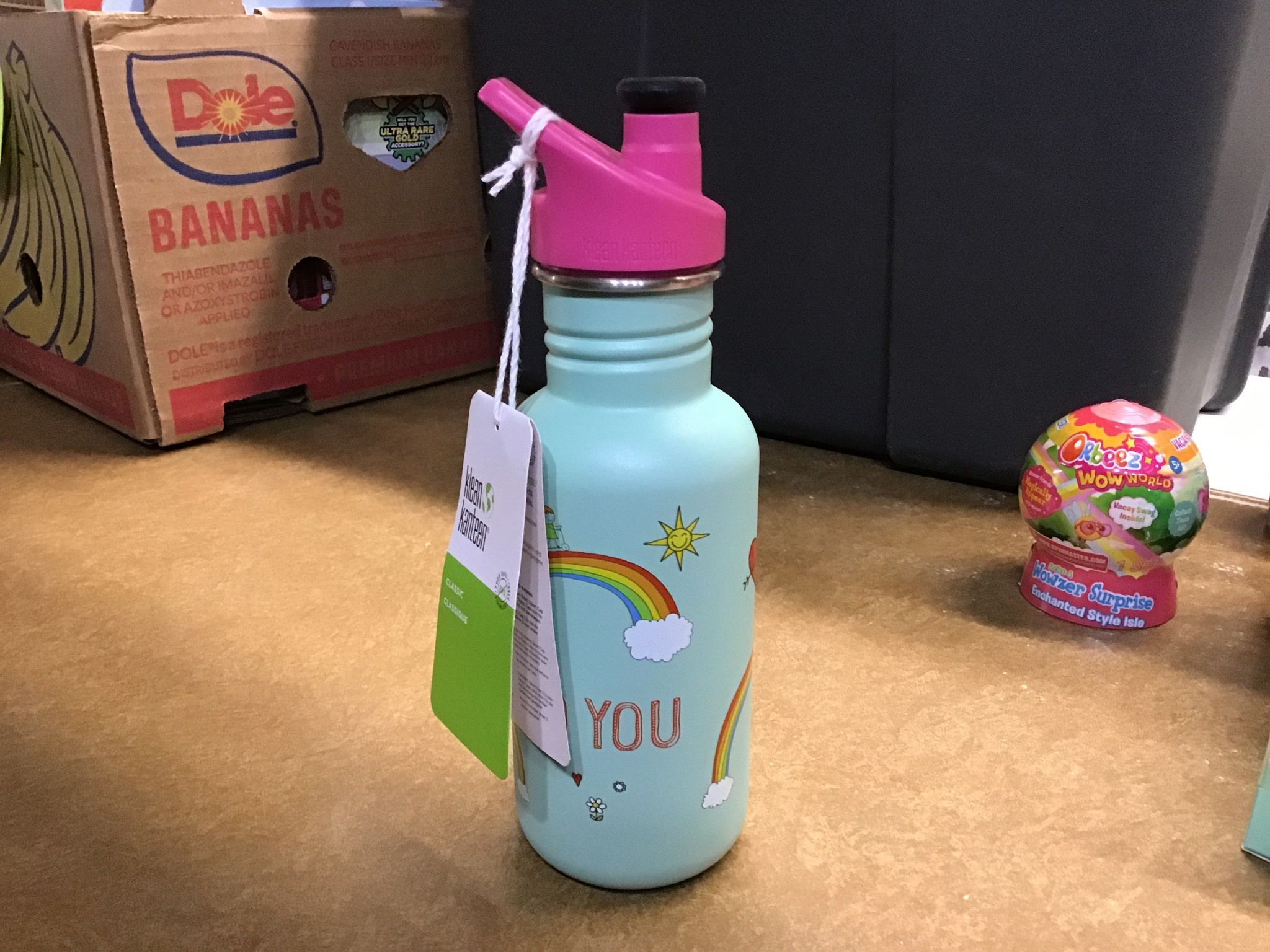 Klean Kanteen 18oz Classic Stainless Steel Water Bottle With Sport Cap Neo Mint D3 Surplus Outlet