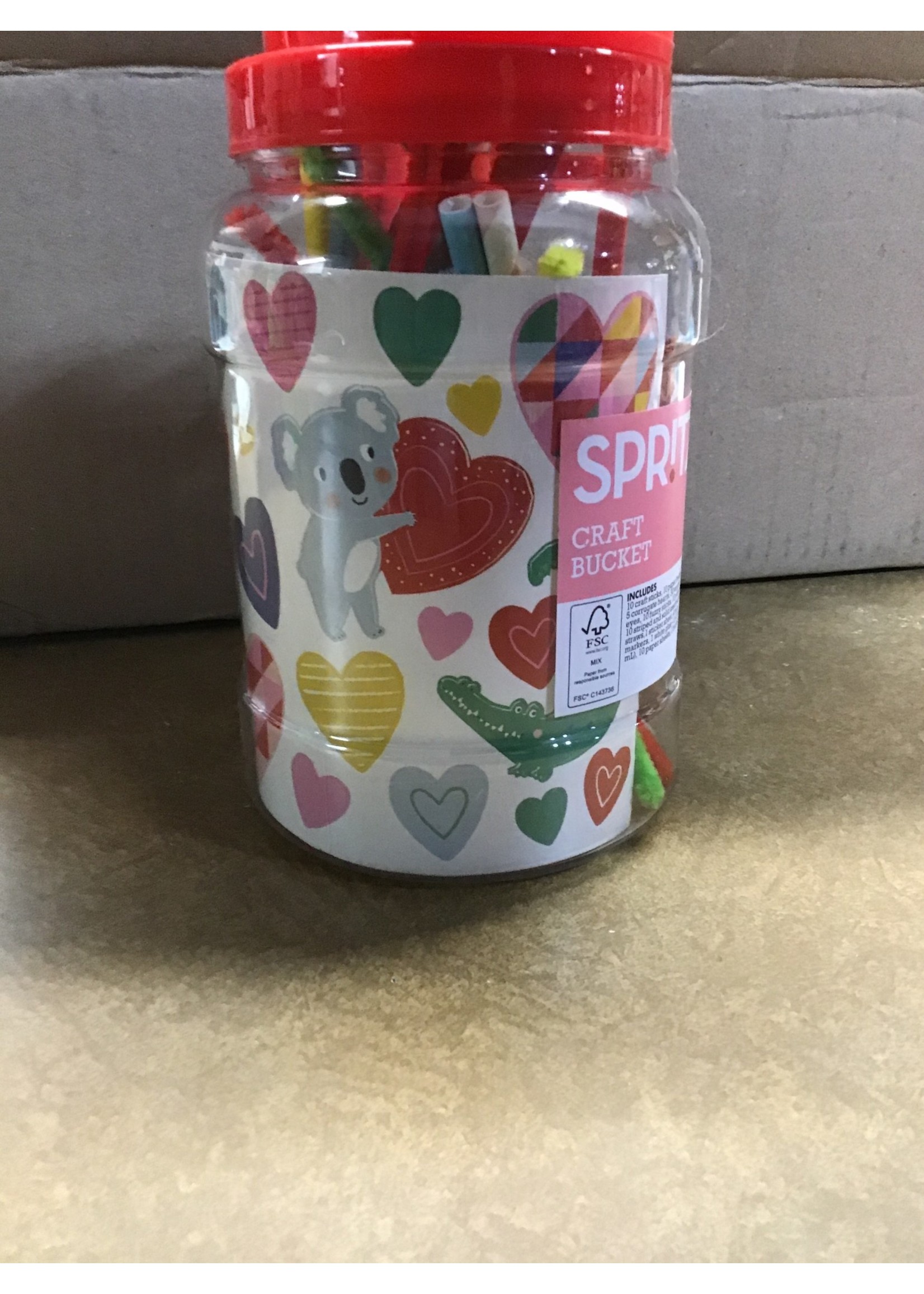 Craft Valentine's Bucket - Spritz