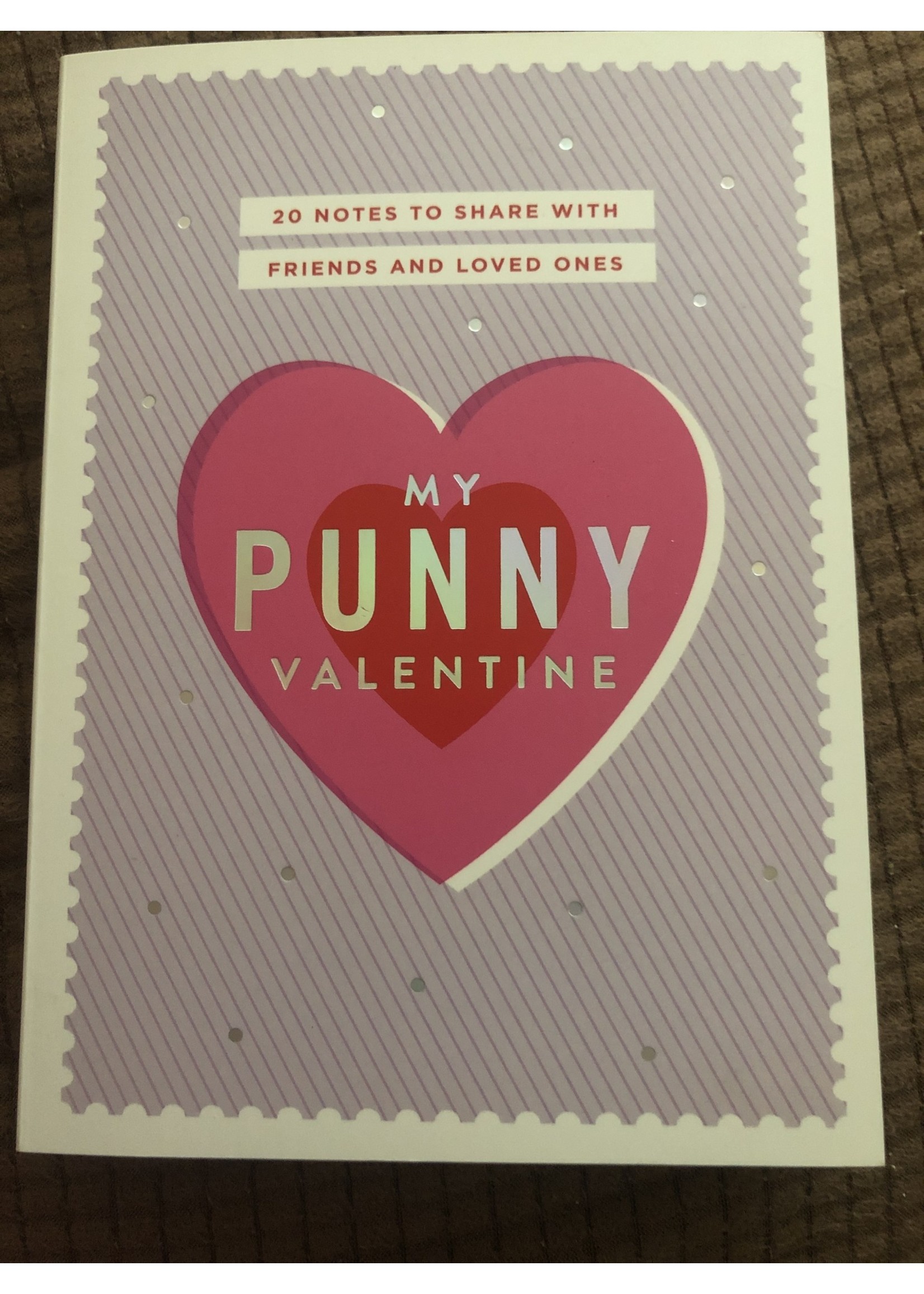 20ct Notes to Share with Friends and Loved Ones 'My Punny Valentine' Cards