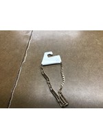 Simulated Pearl with Elongated Oval Links Inlay Chain Necklace - A New Day Gold