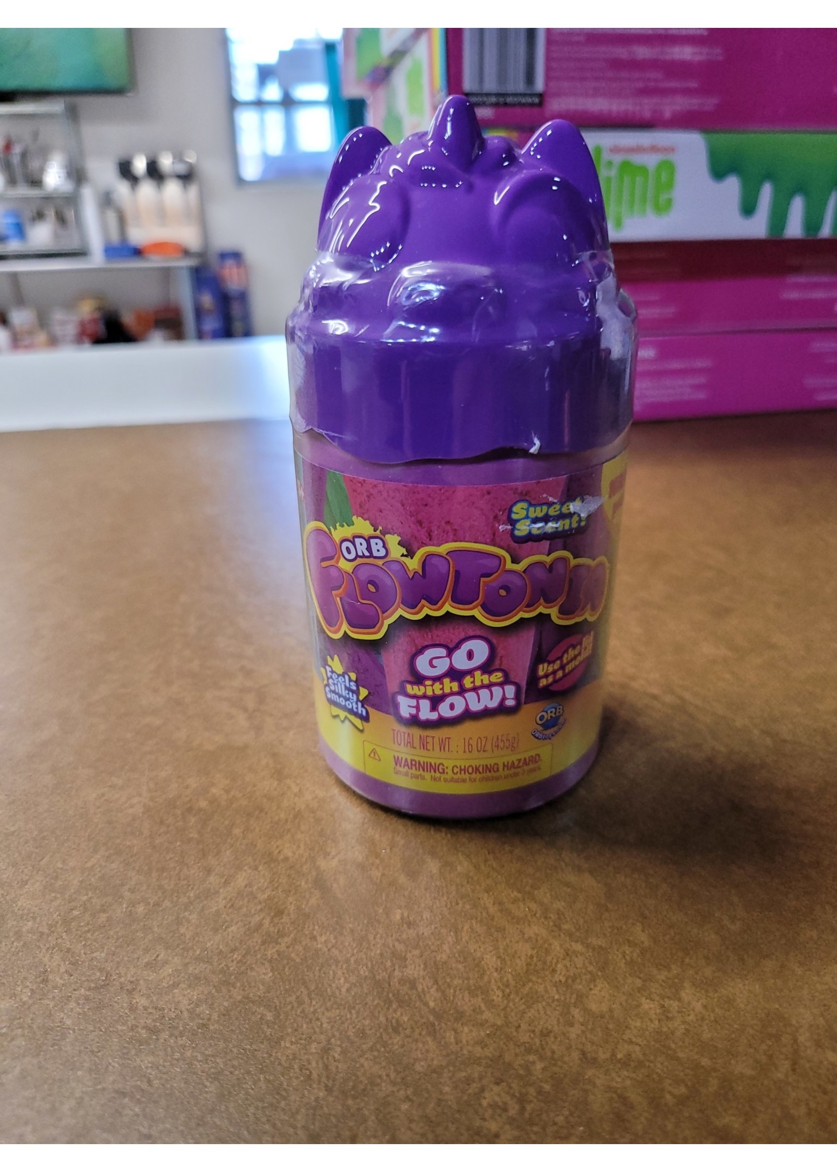 OrbSlimy Flowtonia Jar with Molded Lid - Purple Unicorn