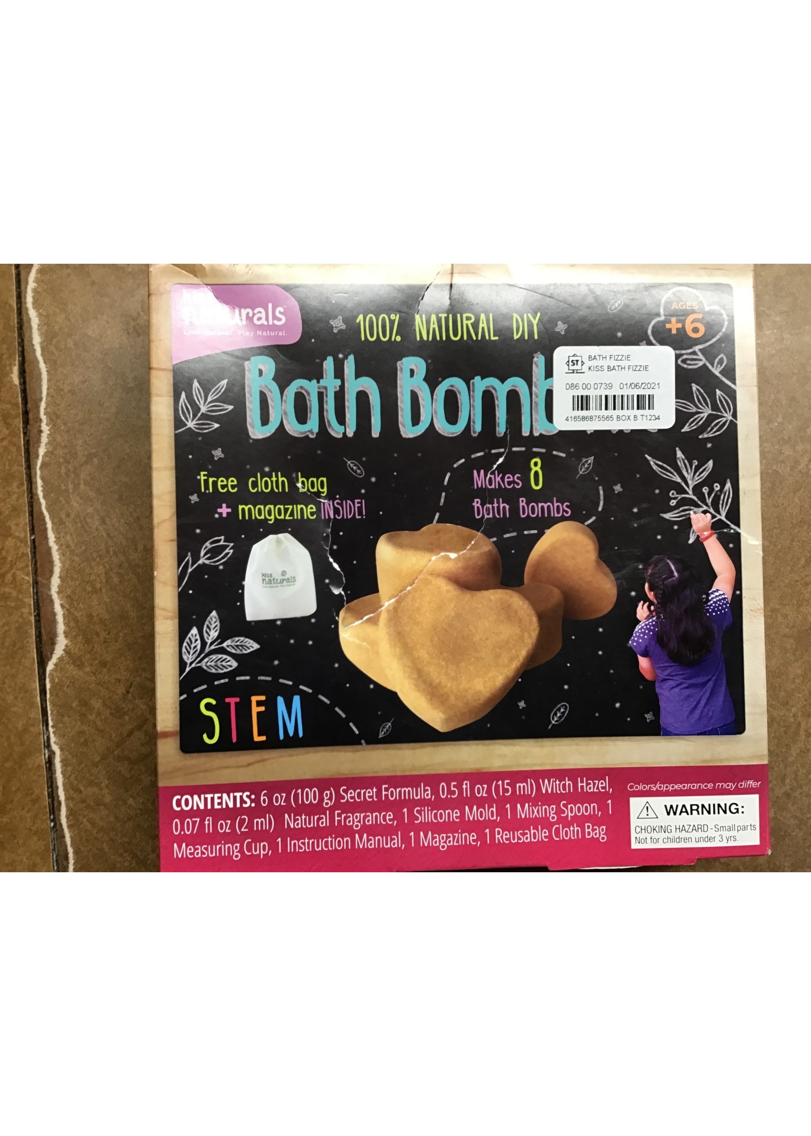 Kiss Naturals DIY Bath Bomb Kit