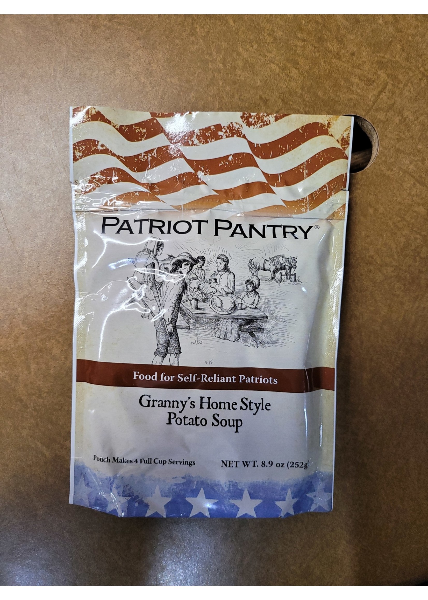 Patriot Pantry Expires 2043 Granny's Home Style Potato Soup