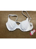 Xhilaration Swim Top White Size L