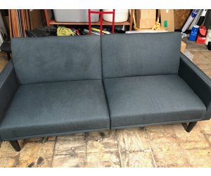 Futon Sofa With Arms Dark Gray Room Essentials D3 Surplus Outlet