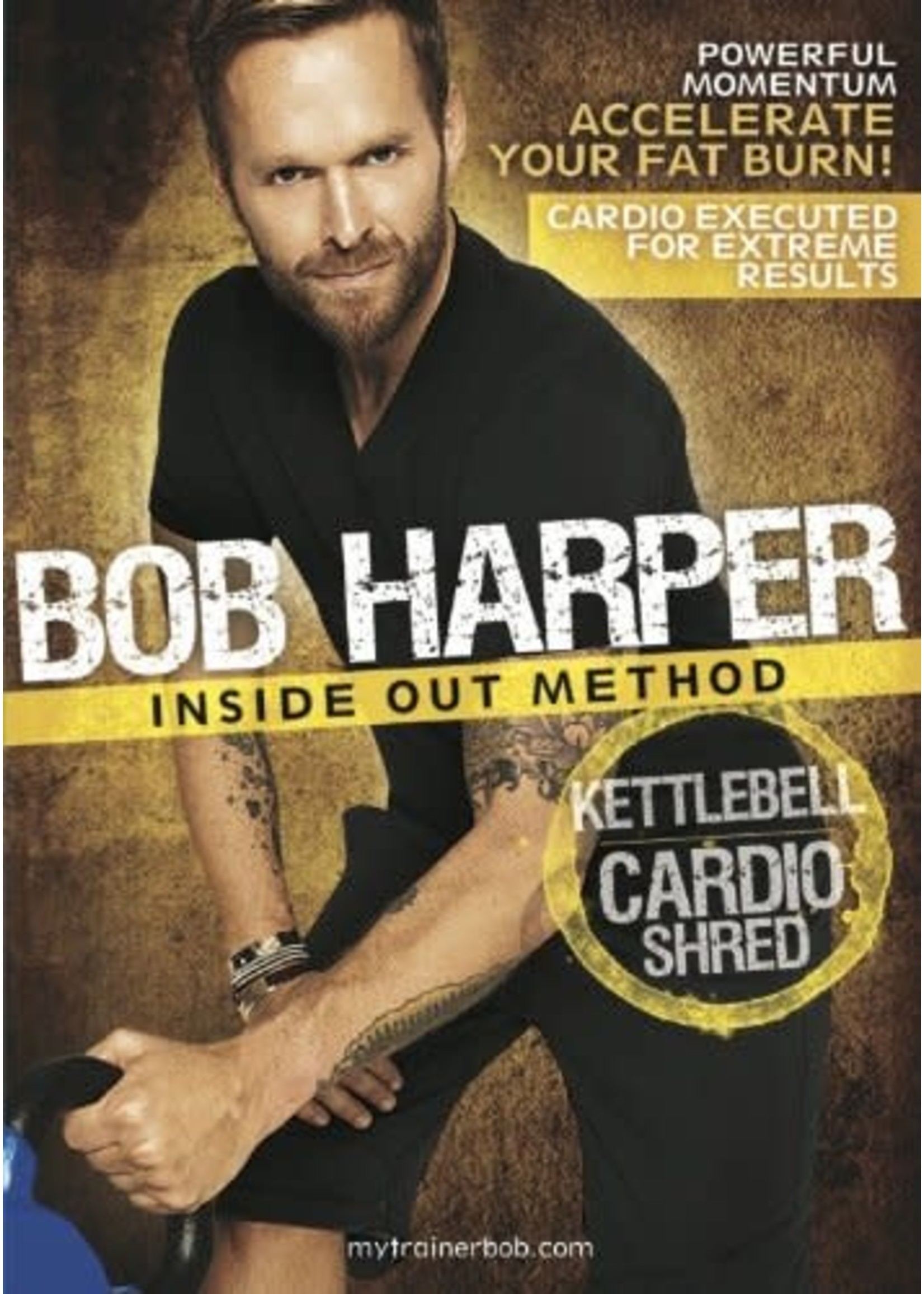 Gofit Bob Harper Inside Out Method - Kettlebell Cardio Shred Workout DVD, Cardio Fitness, Maximum Fat Burn, by Gofit