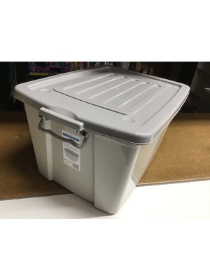 Home Logic 55qt Latching Storage Bin Tan