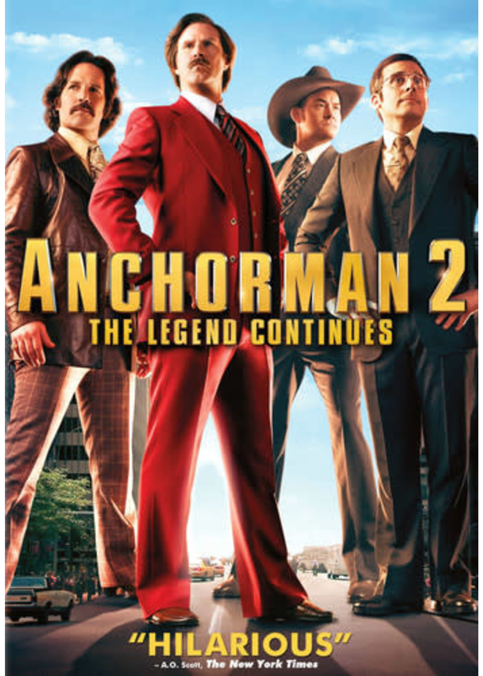 Anchorman 2: the Legend Continues DVD