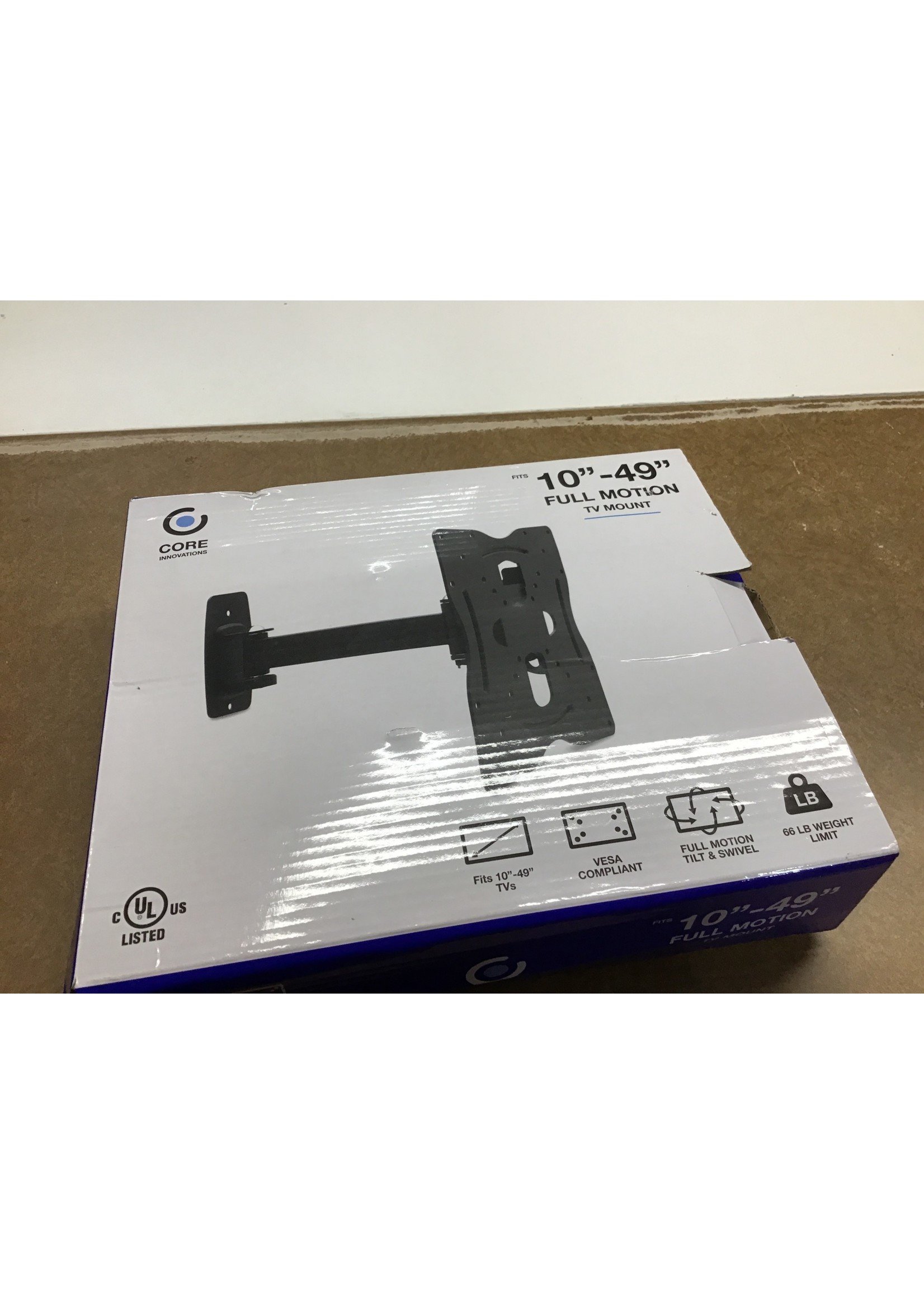 Core Innovations Full Motion TV Mount 10-49 *Opened/Damage to Box