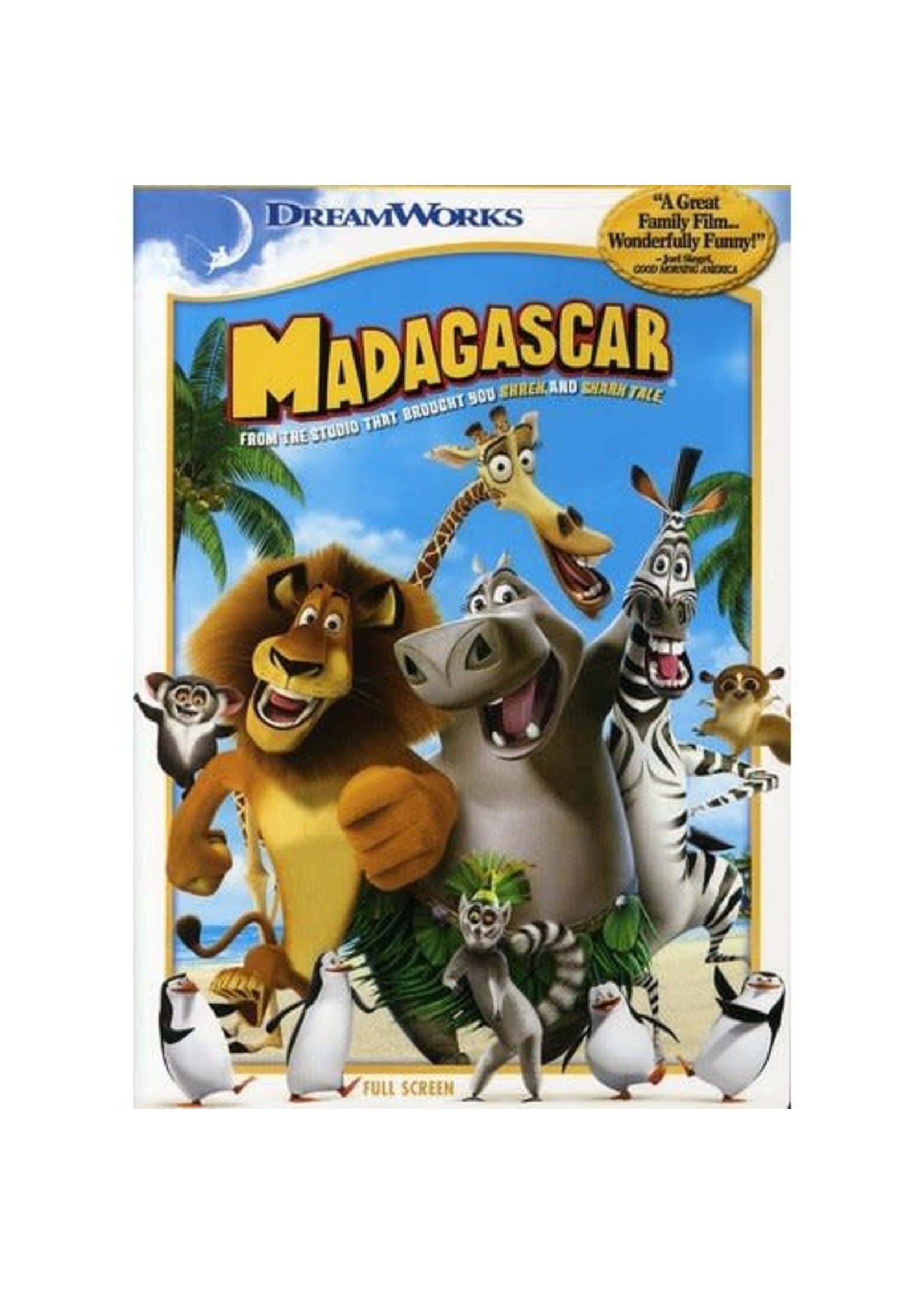 Madagascar Dvd Full Screen Edition D3 Surplus Outlet