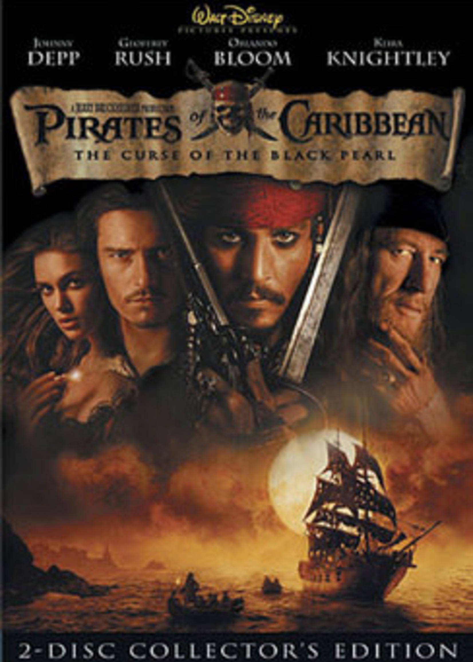 Pirates of the Caribbean the Curse of the Black Pearl DVD