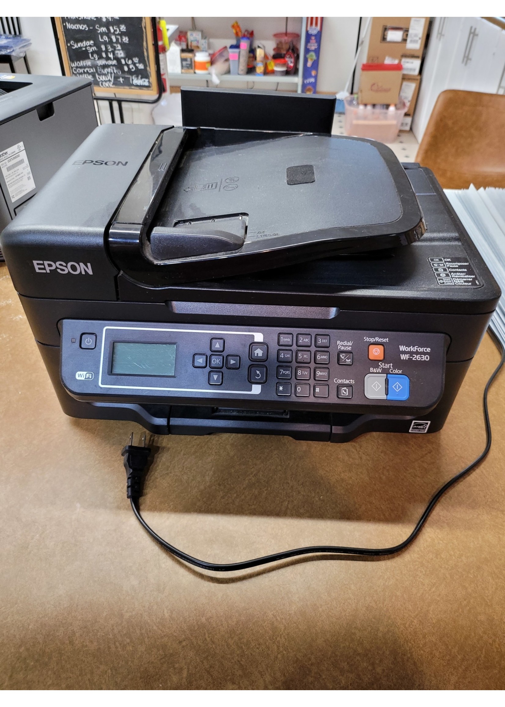 *Wifi Doesn't Work, USB Only (Not Included) Epson WorkForce WF-2630