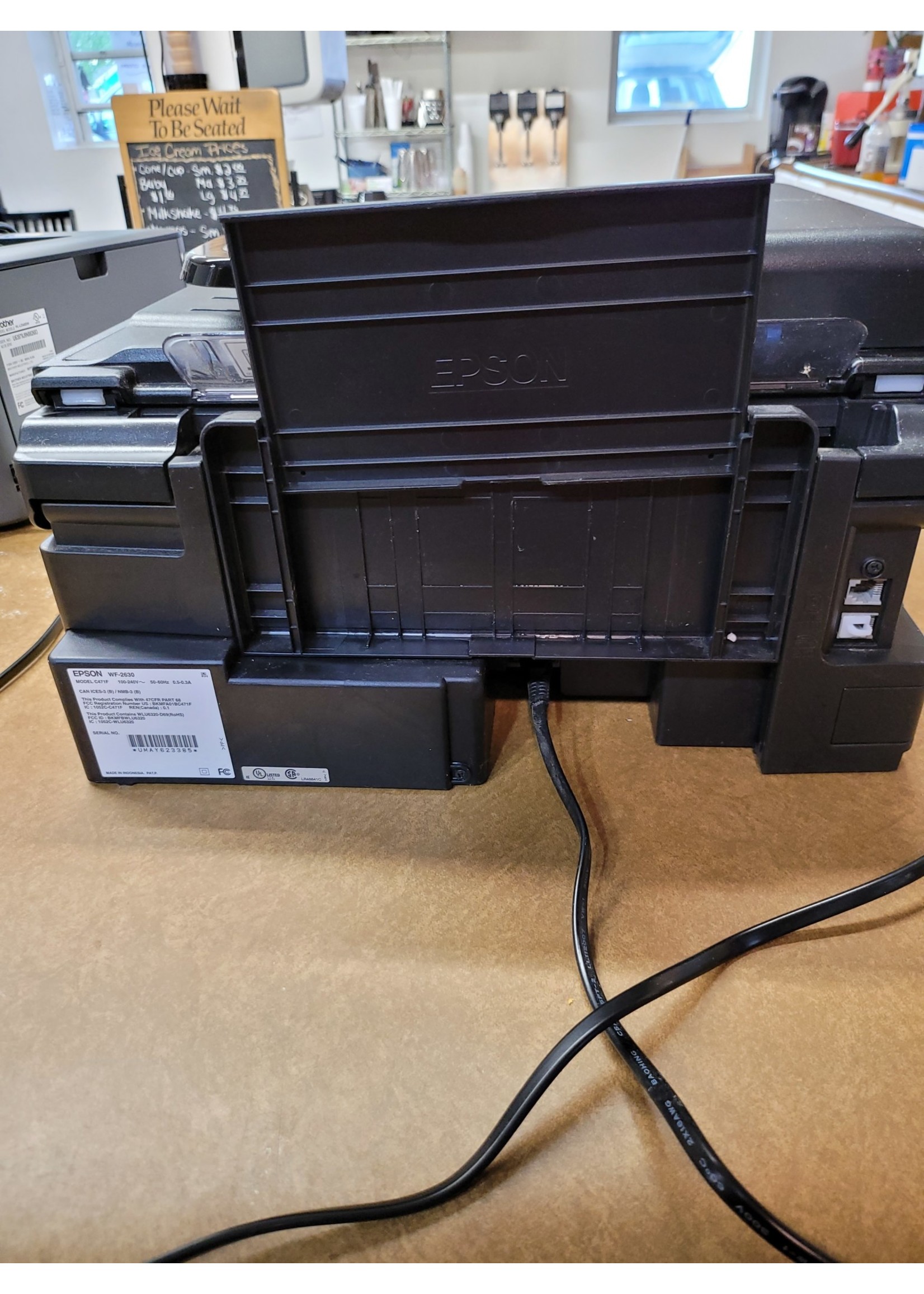 Wifi Doesn't Work, USB Only (Not Included) Epson WorkForce - D3 Surplus