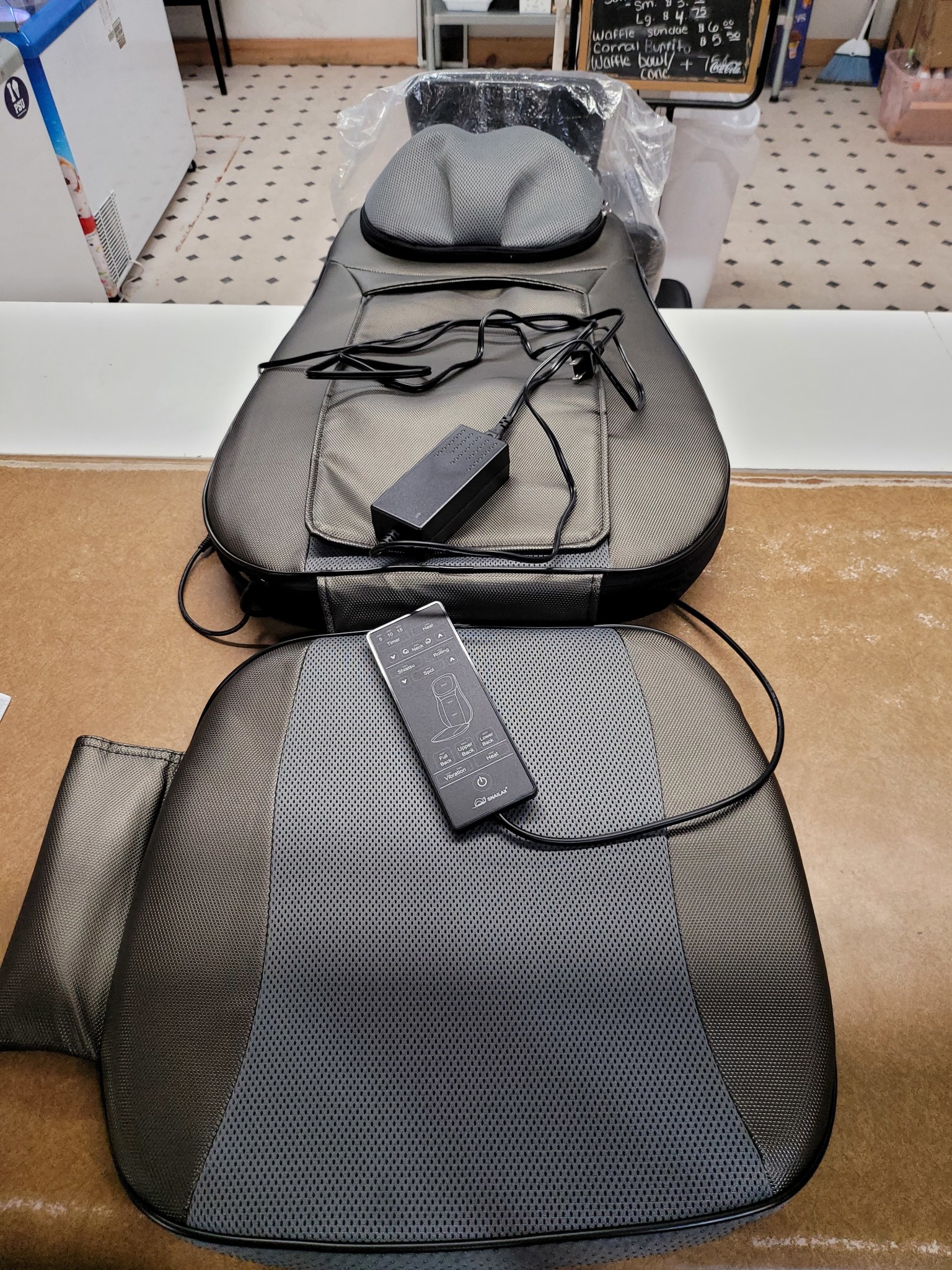 snailax shiatsu back massager