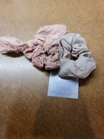 scunci Scrunchies - Blush/Tan - 2pk