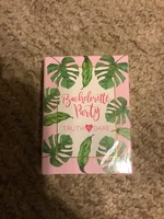 Juvale Truth or Dare Game, 40-Piece Bachelorette Party Card Games for Adults, Girls Night Out, Bridal Shower, Tropical Palm Leaves Design