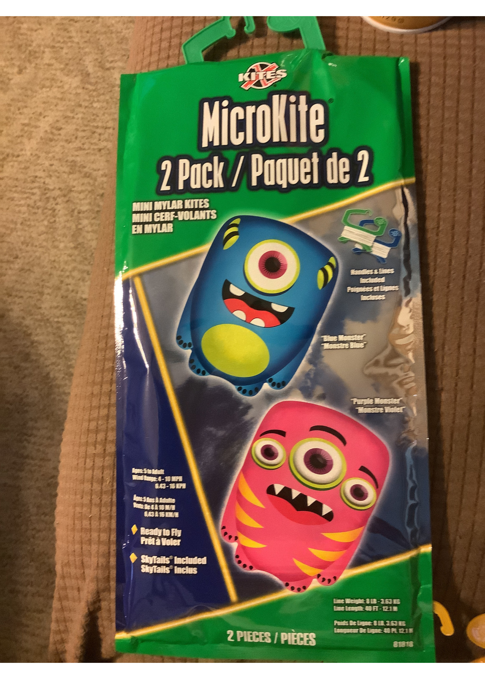 Kite Micro 2pk Monsters