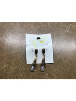 Simulated Pearl with Warped Cap Drop Earrings - A New Day?äó Gold