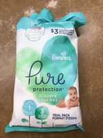Pampers Pure Protection Diapers Trial Pack -Size 1 - 3ct