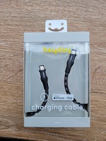 heyday 6' Lightning to USB-C Braided Cable - Black Tort