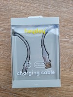 heyday 6' Micro-USB to USB-A Round Cable - Cool Gray/Silver