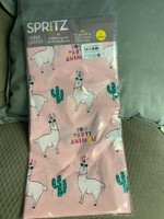 Spritz Llama and Cactus Table Cover 54” x 84”