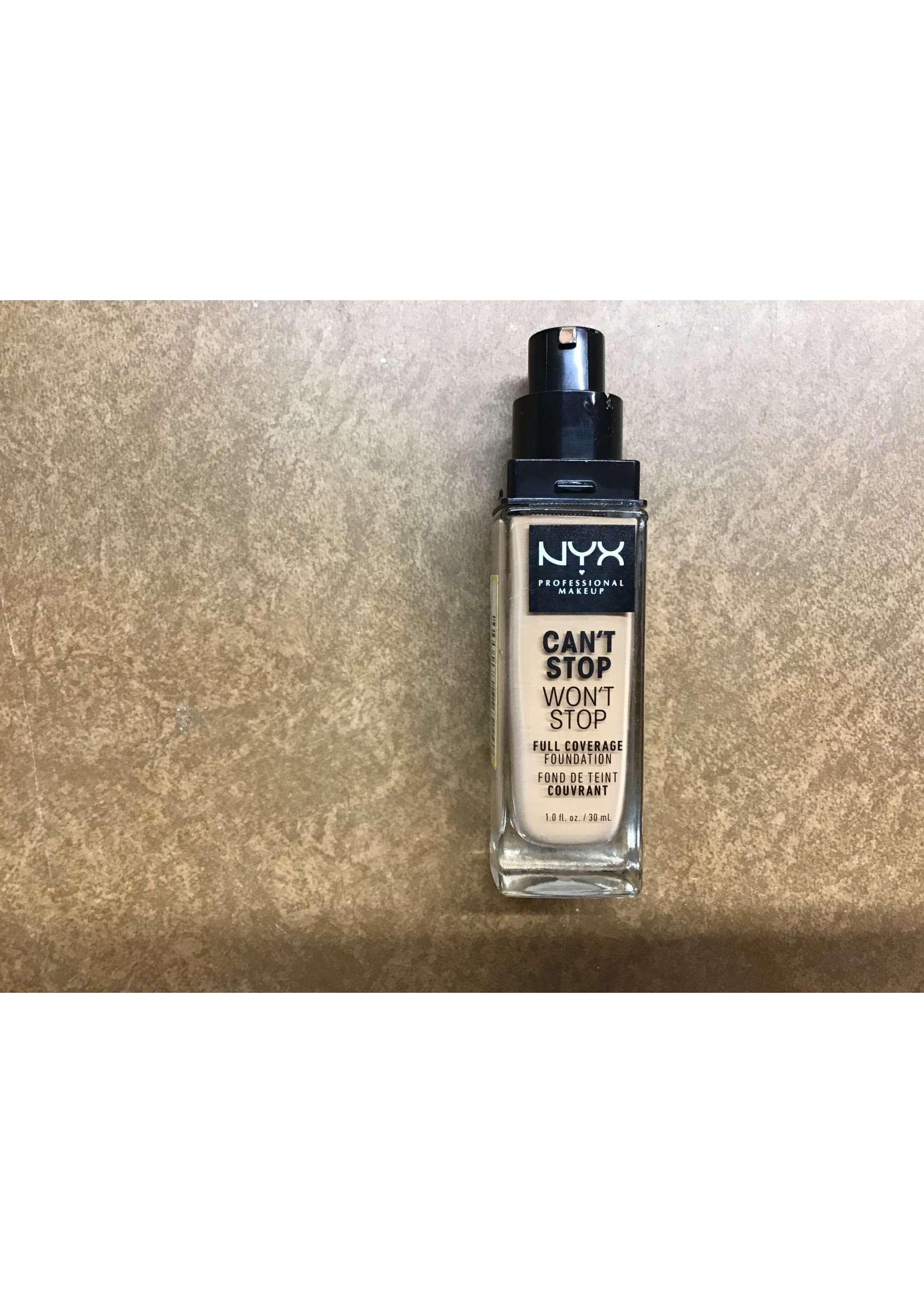 NYX Professional Makeup Can't Stop Won't Stop 24Hr Full Coverage Matte Finish Foundation - 09 Medium Olive - 1.3 fl oz