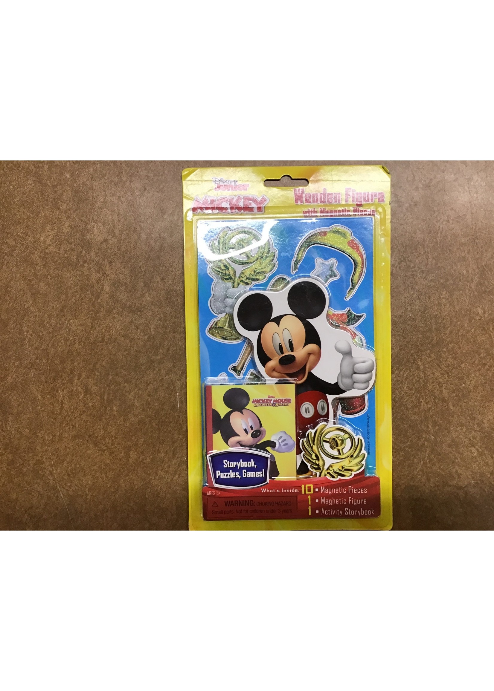 Mickey Mouse Magnetic Wooden Doll Mouse - Mickey Mouse