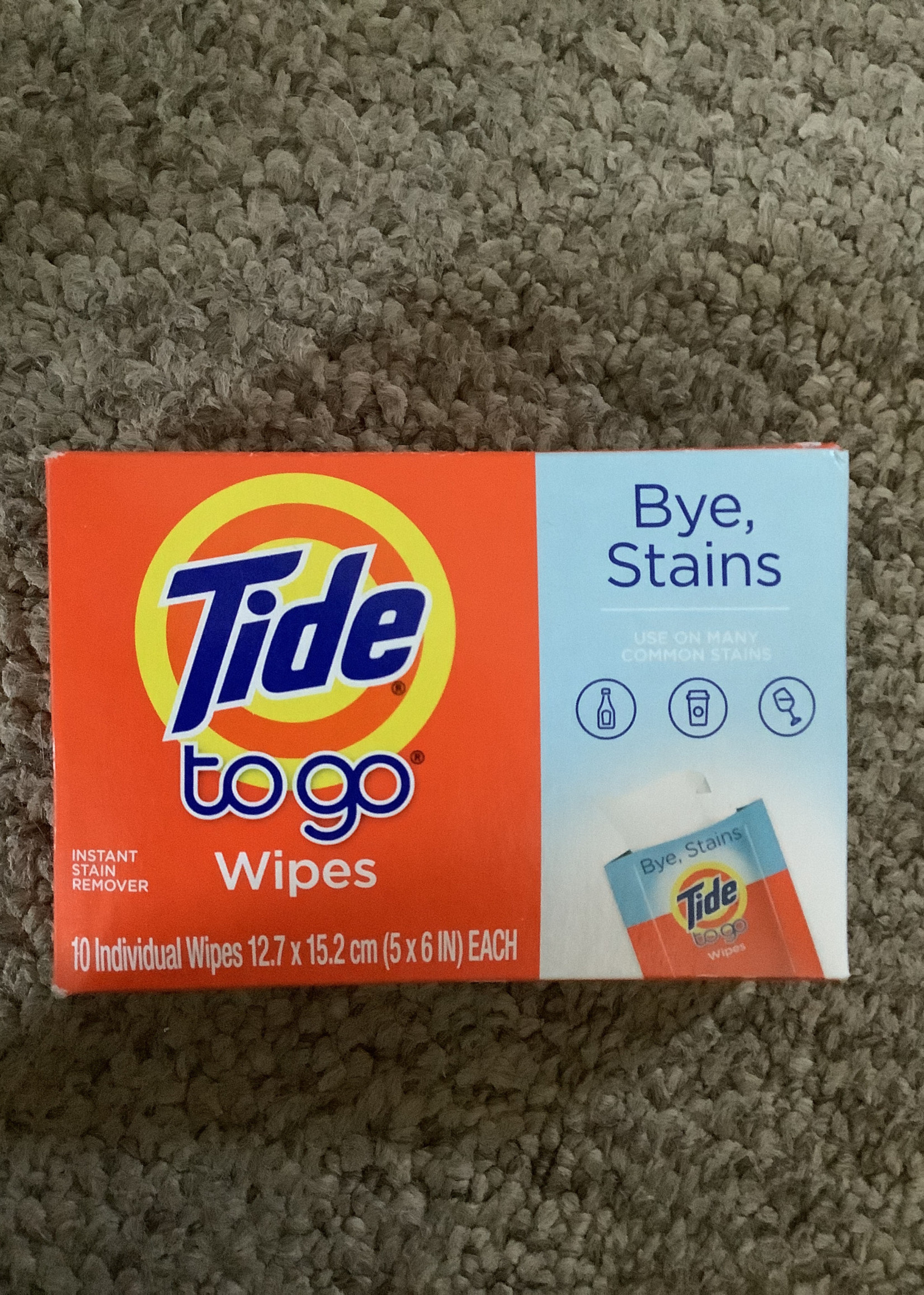 Tide To Go Instant Stain Remover Wipes 10ct D3 Surplus Outlet