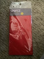 8ct Pegged Tissue Paper Red - Spritz